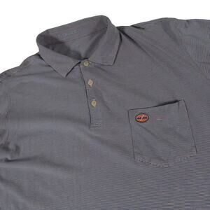 B Draddy PIMA Cotton Striped Golf Polo Shirt Men's XL